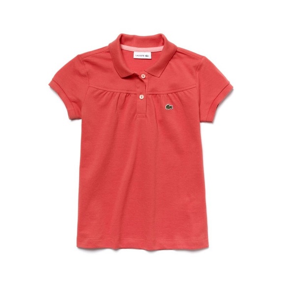 Lacoste Other - KIDS LACOSTE POLO IN GATHERED MINI PIQUE